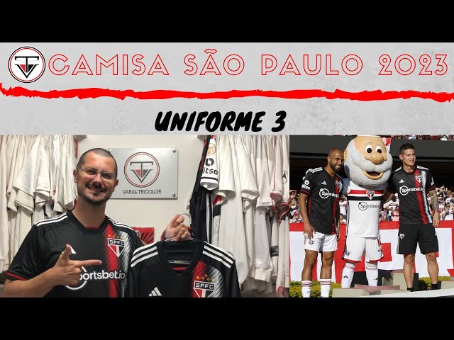 São Paulo lança novo terceiro uniforme para a temporada 2023/24; veja fotos
