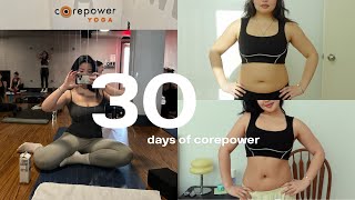 30 days of corepower ⊹ ࣪ ˖🧘🏻‍♀️𐙚