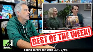 Boardgames hit the mainstream + the biggest week on the channel ever! | Rahdo Recaps Apr 7 - 13