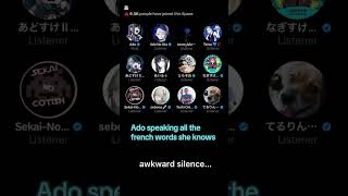 Ado speaking french