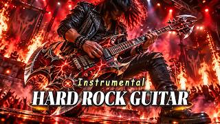 🔥 Non-Stop Hard Rock Guitar | 1 Hour of Powerful Instrumental Energy