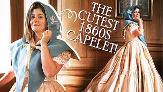 I Made an 1860s Ballgown to Attend a Victorian Ball | part 2, day bodice and capelet