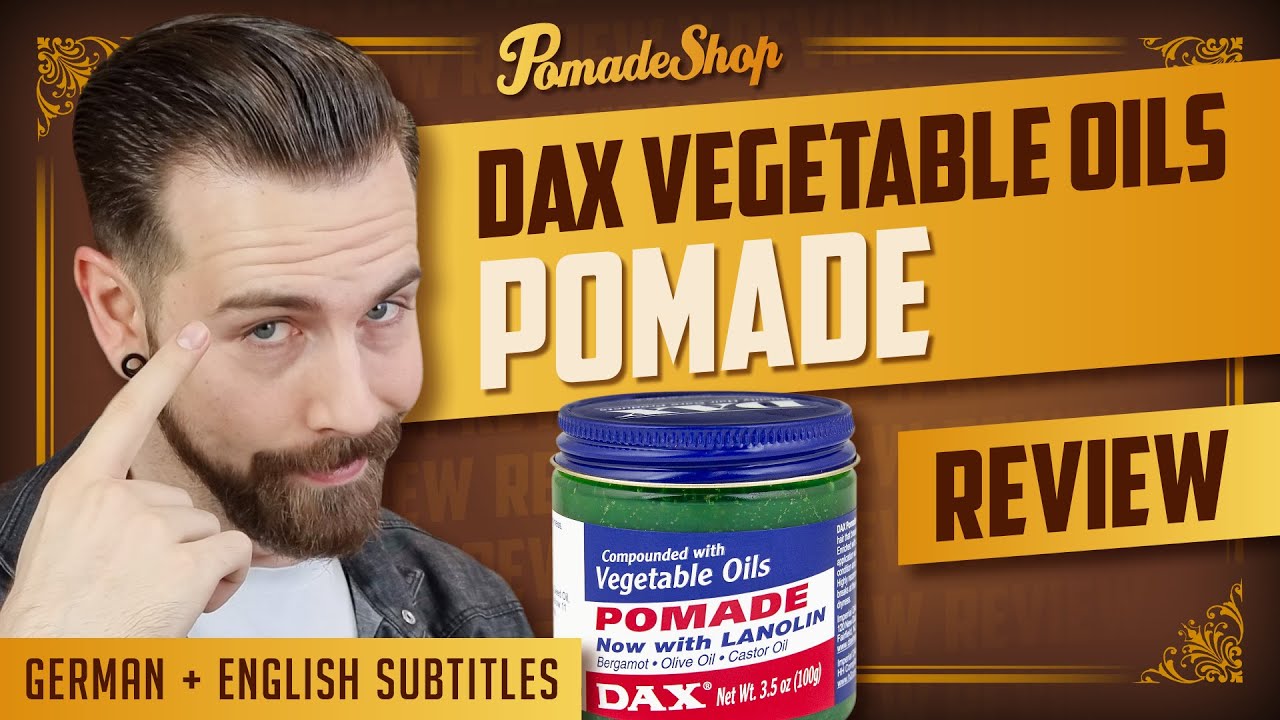 DAX – Vegetable Oils Pomade « The Dapper Society - Men's Grooming Blog