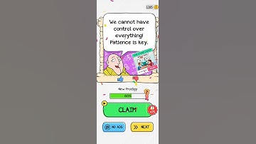 Braindom Level 213 (He Is Stuck In The Bus Stop Due To Rain) Solution