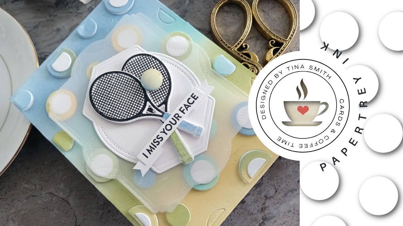 Papertrey Ink | Alluring Brackets & Tennis Rackets | Cardmaking with ...