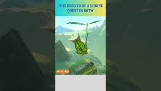 This Used To Be A Shrine Quest In Botw