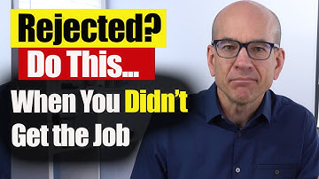 Failed Job Interview? Depressed? Here