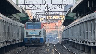 돈지방건널목 8571호+(8584호,8515호무화) 8500호대 3중련 무화회송 단행 통과영상
