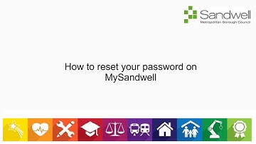 MySandwell - Password Reset