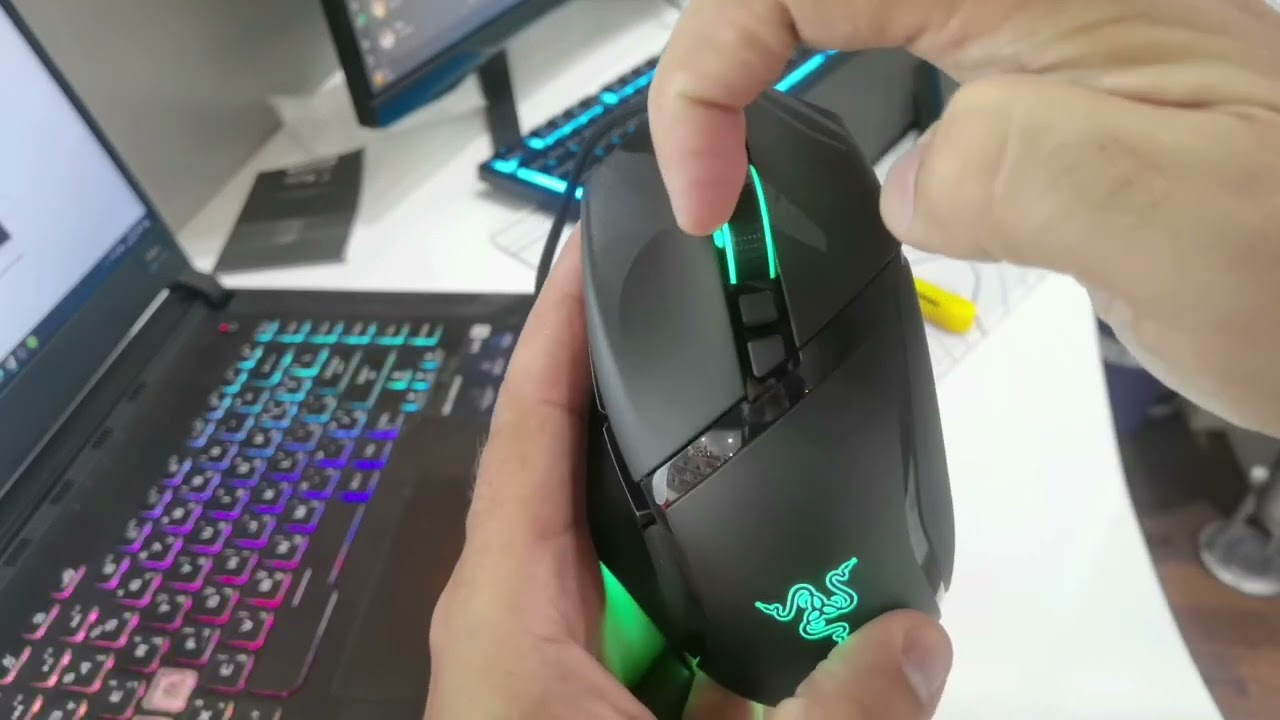 Razer Basilisk V3  Ergonomic Gaming Mouse: Fastest Mouse Switch - Chroma RGB Lighting 26K DP