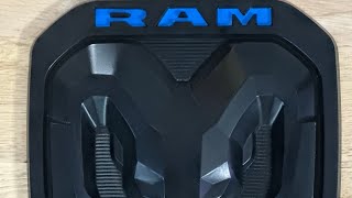 TVD VINYL  DECAL RAM 1500 rear tailgate emblem LETTERS‼️😎👍