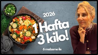 6 Malzeme İle 1 Haftada 3 Ki̇lo Ver Kolayca Uygulanabi̇li̇r Ve Bütçe Dostu 2026 Da Ki̇lolara Veda