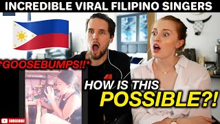INSANE FILIPINO SINGERS who went VIRAL! Reaction