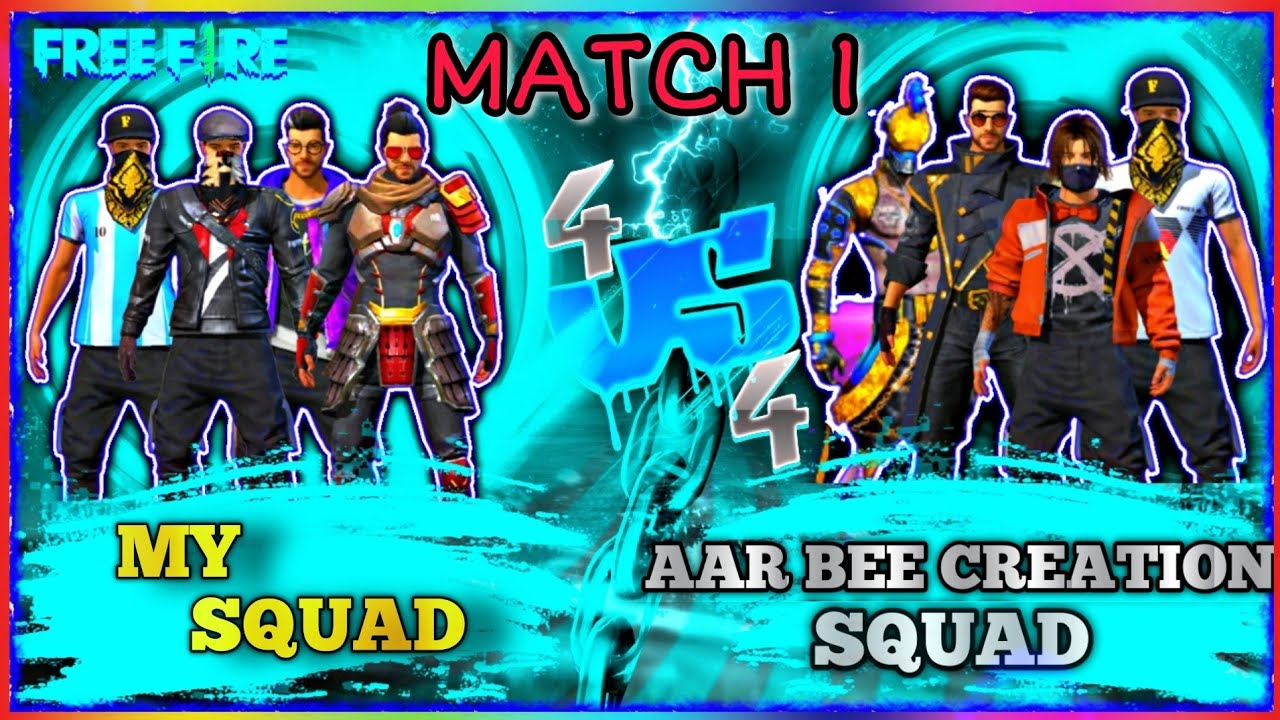 @MY SQUAD V/S @AAR BEE CREATIONS  SQUAD 4V4 ..... FAAD KE RAKH DE UNKI