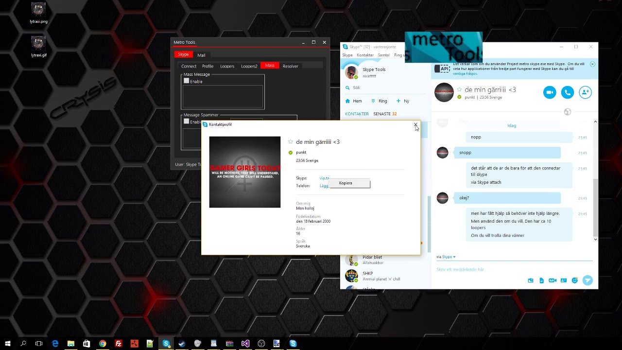 Metro Skype Tools + Auto Updater + Bypass Block {UPDATED}