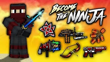 Pixel Gun 3D - Ninja Weapon Gameplay!