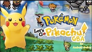 Pokémon let's Go Pikachu gba for Android | screenshot 4