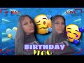 BIRTHDAY VLOG🥳 + GET READY WITH ME😏 #birthday #vlog #fyp #makeup #nails #closurewig #wigs #viral