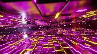 4k Flying Corridor Glowing Cubus Infinitely Background Loop || 4k Vjloop Background || 4k Loops Pack