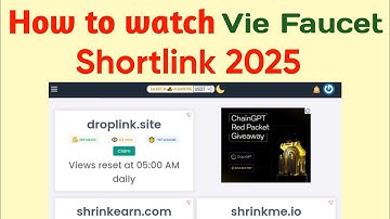 How To Solve Shortlink Vie Faucet | How To Watch Vie Faucet Shortlink | Vie Faucet Shortlinks
