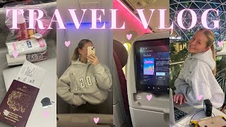 TRAVEL WITH ME TO AUSTRALIA♡ | AIRPORT VLOG & 24 HOUR FLIGHT! | CHLOEWHITTHREAD