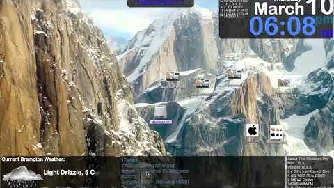 Pimp My Mac! (Add iTunes Song Info, Date, time, specs, weather!)