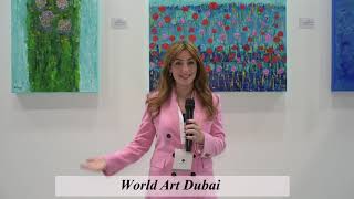 the Lebanese Artist Nada Al barazi in world art Dubai 2019