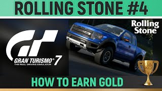 Gran Turismo 7 - Get as far as you can on limited fuel! 1 - Rolling Stone 🏆 How to Earn Gold Guide