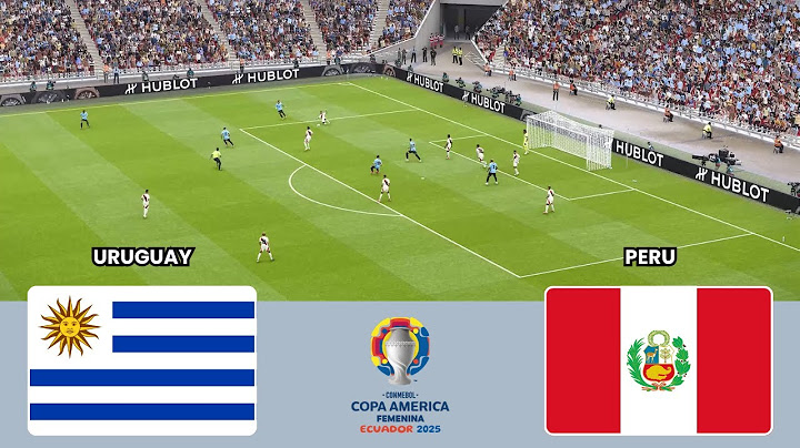 Uruguay vs Peru | CONMEBOL Copa America Femenina Round 3 | Full Match All Goals | Pes Gameplay