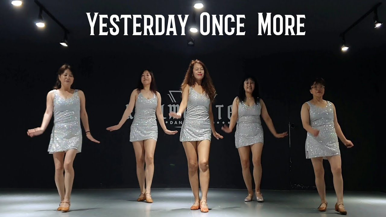 Yesterday Once More Line Dance Demo(초급라인댄스)