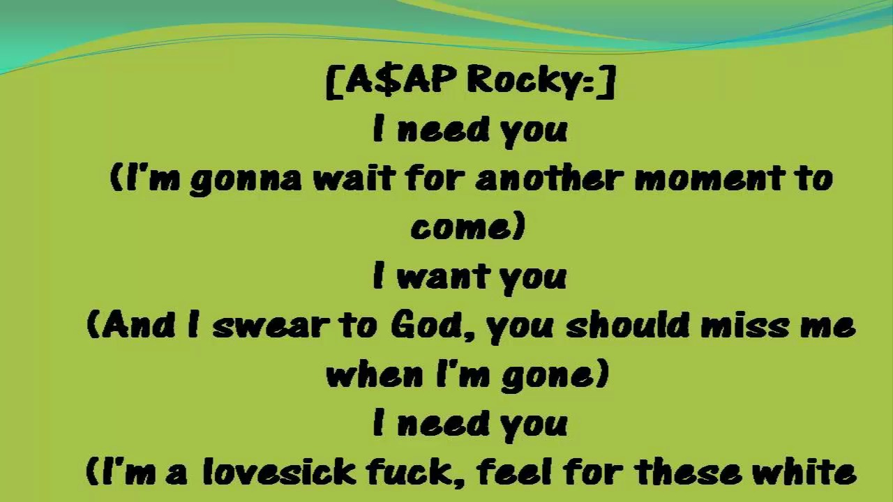 All I Ever Wanted Lyrics Mase