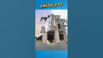 CẬP NHẬT Biệt thự tân cổ điển đẹp 3 tầng #shorts #bietthutancodien #bietthudep #thietkebietthu