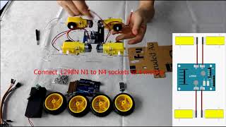 OSOYOO Robot Car Starter Kit Lesson 1: Install UNO R3 Board and Motors on Chassis