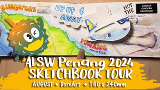 Asialink Sketchwalk Penang 2024 Sketchbook Tour