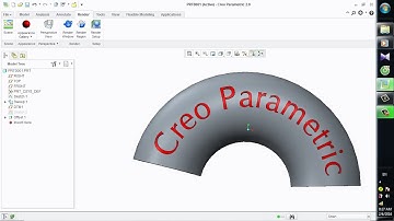 Creo Parametric: Text