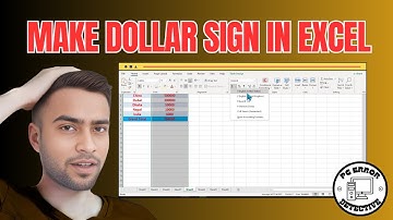 How to Make a Dollar Sign in Excel - Quick and Easy