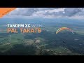 Paragliding tandem xc training with pal takats