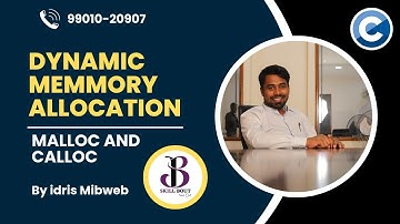 Dynamic memory allocation - Calloc and Malloc  C programming -idris  Mibweb