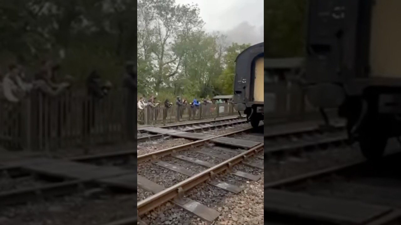 LBSC H2 32424 ‘beachy head’ and LNER A4 ‘sir Nigel gresley’ passing there coaches