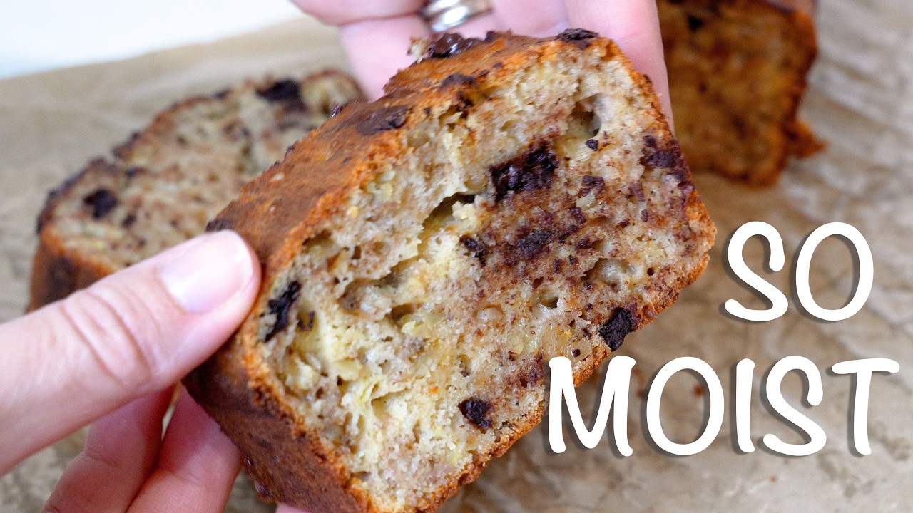 Easy Moist Banana Bread | Low Sugar & Kid-Approved!
