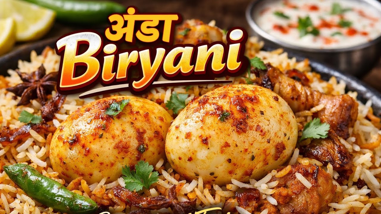 बिना झंझट बनाएं स्वादिष्ट अंडा बिरयानी 😍