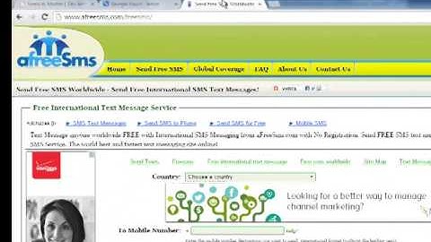 How to Send International SMS Text messages with your computer