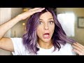 DYING MY HAIR PURPLE