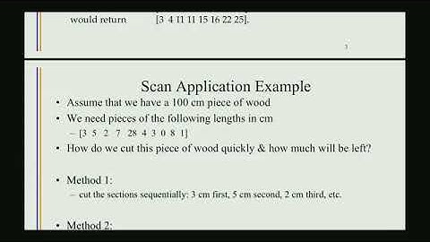 Lecture 16 Parallel Scan Prefix Sum   Kogge Stone