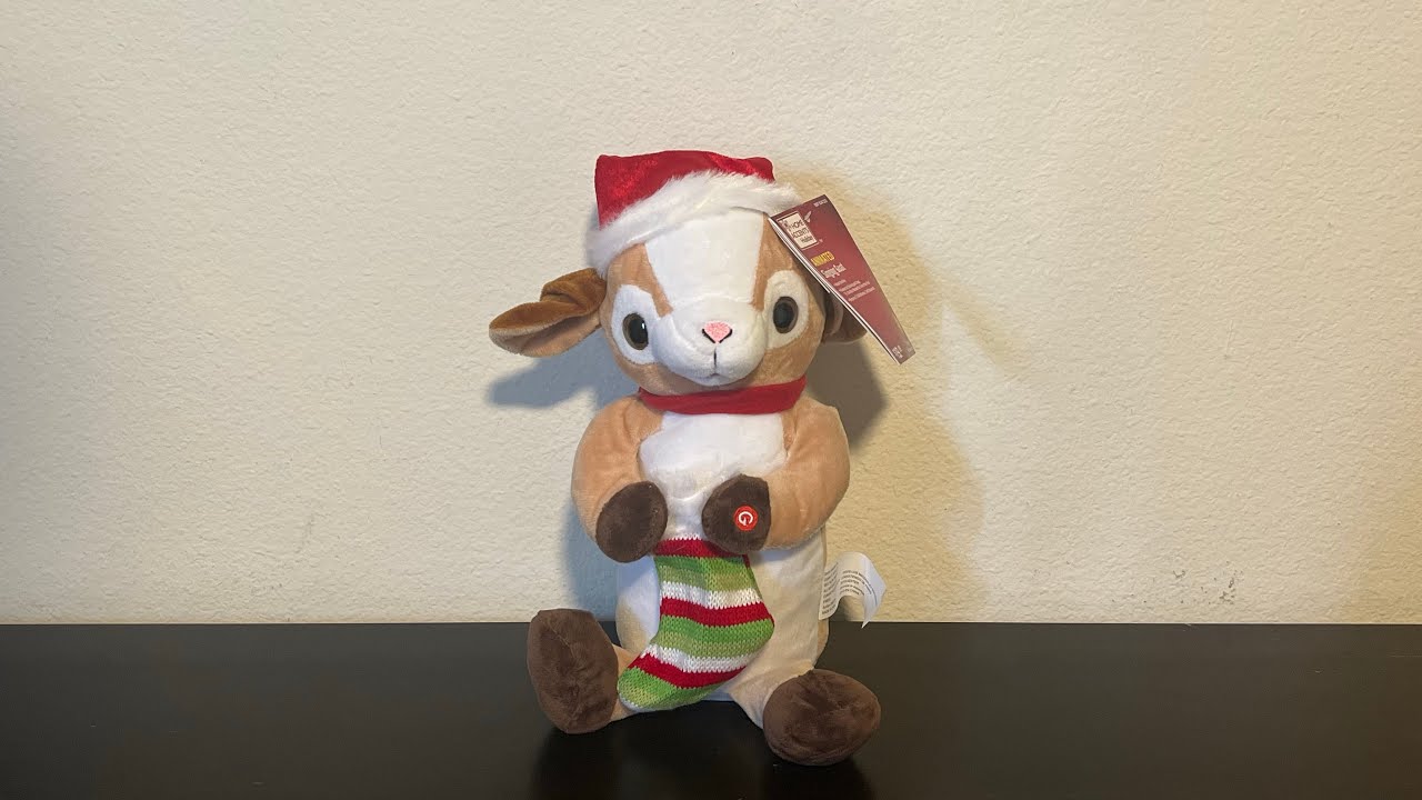 Gemmy Christmas 2022 Animated Singing Goat YouTube