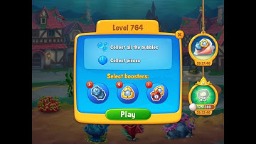 Fishdom level 764 - no boosters