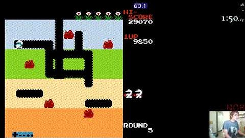 (PB) Dig Dug (NES) - 1 Loop [4:48]