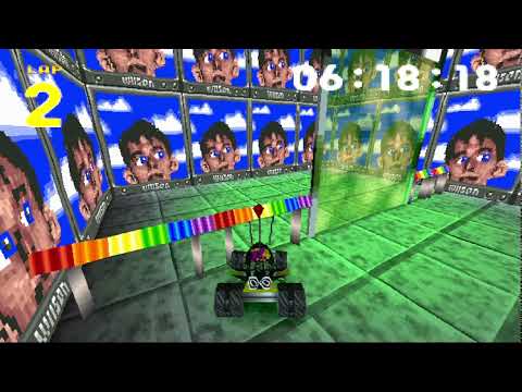 Team Losi RC Racer (Buggy) PS1 Longplay - Good Racing Game