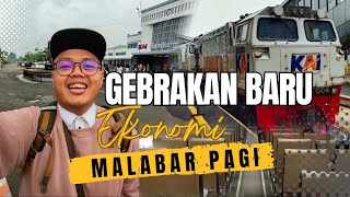 TRIP PAGI DENGAN KERETA MALABAR EKONOMI PREMIUM BANDUNG - YOGYAKARTA