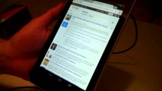Playing with the Google Nexus 7 for the first time screenshot 3